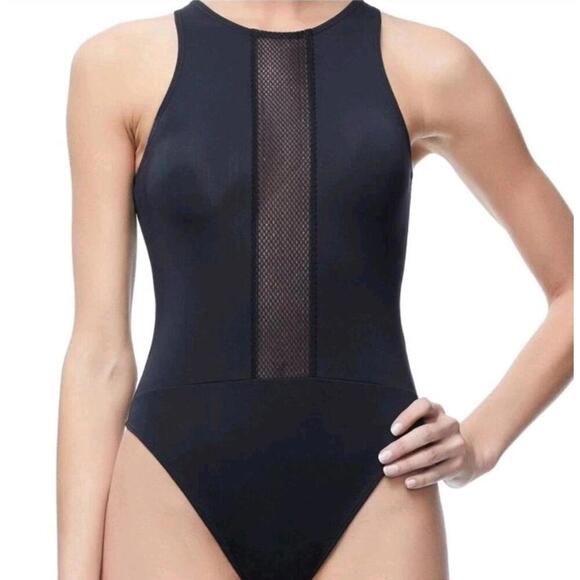 Good American The Peek-A-Boo Tank Bodysuit Women Size 2 - Picture 8 of 9